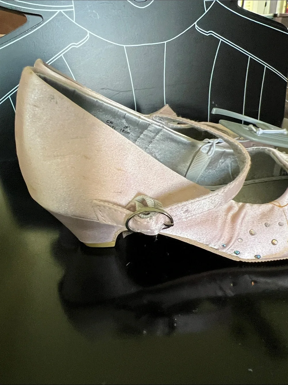 Disney Pink Jeweled Elsa Mary Jane Dress Shoes